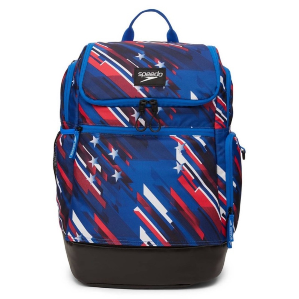 Speedo Swim Printed Teamster Backpack 2.0 35L - US Team American Patriotic Print